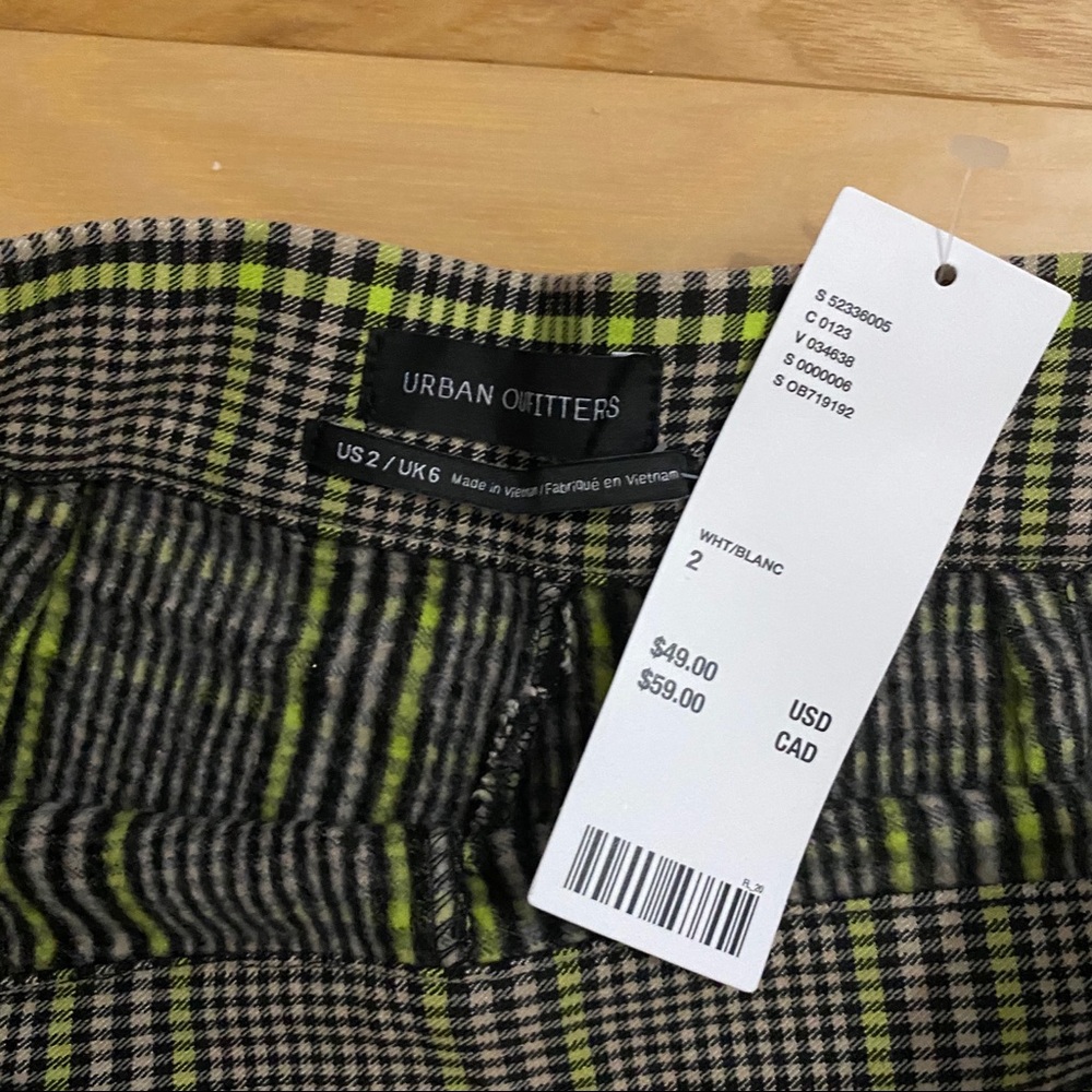 Gingham Plaid Flare Leg Pants! - Picture 2 of 4